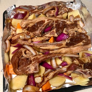 超好吃的烤羊排烤箱版的做法 步骤4