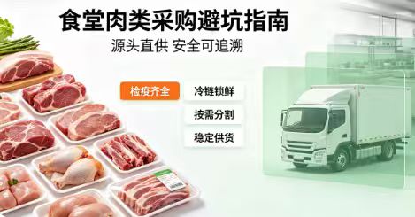 食堂食材肉类批量采购避坑指南：源头直供才是安全省心的关键