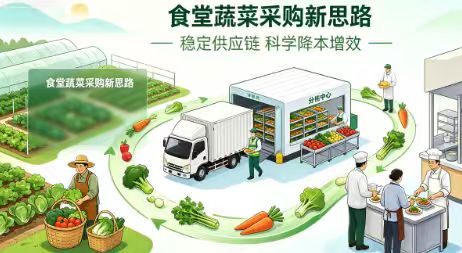 食堂蔬菜采购新思路：稳定供应链，科学实现降本增效